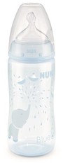 Nuk - 300ml FC Bottle Silicone Teat size 1 - Blue Elephant