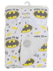 Sherpa Soft Reversible Blanket Batman