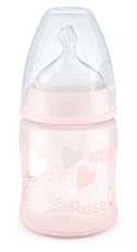 Nuk - 150ml FC Bottle Silicone Teat size 1 - Rose Heart