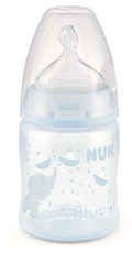 Nuk - 150ml Twin Pack FC Bottle Silicone Teat size 1 - Blue Elephant