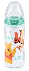 Nuk - Winnie FC 300ml Bottle Silicone teat - Upside Down - Size 1