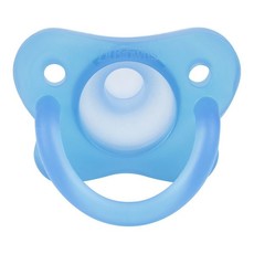 Dr Brown's HappyPaci One-Piece Silicone Pacifier, 0m+, Blue, 2-Pack