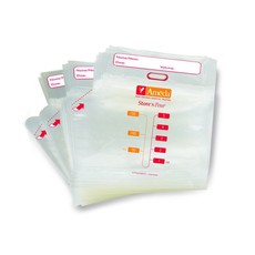 Ameda - Store 'n Pour milk storage bags (20) and adaptors (2)