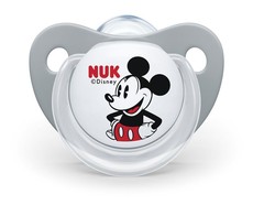 NUK Mickey Soother Grey with Box - 1 pack