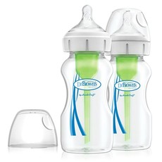 Dr.Brown's 270 ml PP Wide-Neck Options+ Bottle, 2-Pack