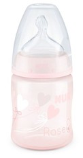 Nuk - 150ml Twin Pack FC Bottle Silicone Teat size 1 - Rose Heart