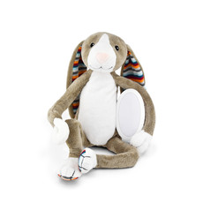 Zazu Kids Stuffed Animal Nightlight Sound Machine Portable - Bo the Bunny