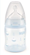 Nuk - 150ml FC Bottle Silicone Teat size 1 - Blue Boat