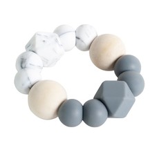 Chu Teether - Textured - Marble & Dark Grey