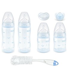 Nuk FC 4 Bottle Starter Pack - Baby Blue Boat