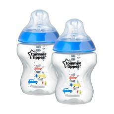 Tommee Tippee CTN 260ml Bottle 2PK - Decorated - Boy