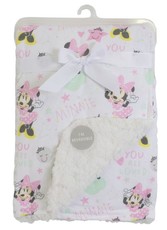 Sherpa Soft Reversible Blanket Minnie Mouse