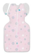 Love To Dream - Swaddle Up Transition Bag Lite Pink - M (6-8.5 Kg)