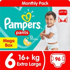 Pampers Pants - Size 6 Mega Box - 96 Nappies