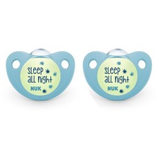 NUK Silicone night & day- soother -Sleep 6-18m