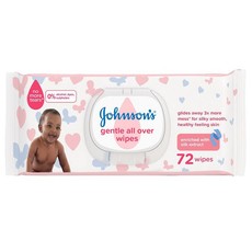 Johnson's Baby Gentle All Over Wipes 72's