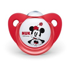 NUK Minnie Soother 6-18 m - Red