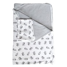 little acorn | Zany Zebra Cot Duvet Cover Set (100X140cm)