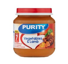 Purity Second Foods - Vegetables & Lamb 24x125ml