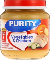 Purity Second Foods - Vegetables & Chicken 24x125ml