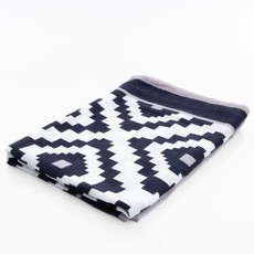 Miilk Swaddling & Receiving Blankets Midnight Aztec