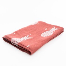 Miilk Swaddling & Receiving Blankets Rustic Pineapple