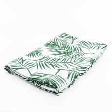 Miilk Swaddling & Receiving Blanket Tropical Green Leaf