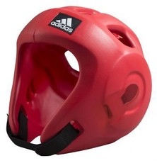 adidas Adizero Moulded Head Gear Red (Size: S)