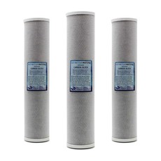 20 inch Big Blue Carbon Block Water Filter Replacement Cartridge (3-Pack)
