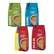 Caffitaly Compatible - Coffee Variety (includes Decaffe)- 48 Coffee Capsules