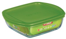 Pyrex - Storage Cook and Store Square Dish With Lid - 2.2 Litre