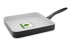 GreenChef - Everyday Value Ceramic Non-Stick Square Grill Pan - 26.9cm