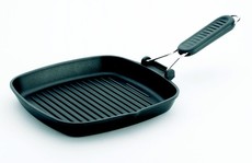 Risoli Sporelax Grill Pan 26cm 100% Non-Stick - Grey Handle
