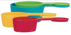 Progressive Kitchenware - Snapfit Measure Cups - 4 Piece Set