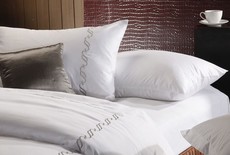 Chic Linen Luxurious Egyptian Cotton Duvet Cover Set - White
