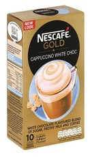 Nescafe Gold - Cappuccino White Choc - 10 x 18g Sachets