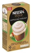 Nescafe Gold - Cappuccino Hazelnut - 10 x 18g Sachets