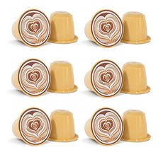Caffeluxe Nespresso Compatible Capsules - 60 Vanilla Flavoured Coffee Capsules