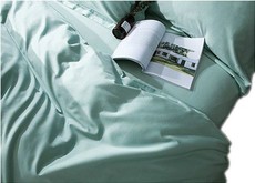 Chic Linen Luxurious Flat Sheet - Duck Egg (King)