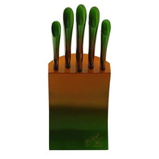 Berlinger Haus - Knife Set In Block - Gold Green