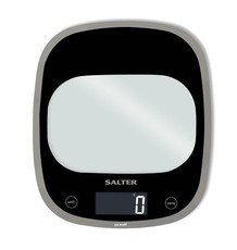 Salter Curve Glass Electronic Scale - Black