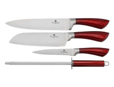 Berlinger Haus BH-2011 Knife Set Burgundy Line - 4 Piece