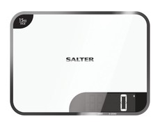 Salter Electronic Digital Scale 15kg Chopping Board - White