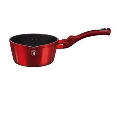 Berlinger Haus 16cm Marble Coating Sauce Pan - Burgundy Metallic Line