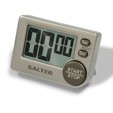 Salter Big Button Electronic Kitchen Timer - Silver