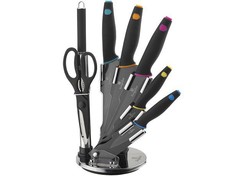 Berlinger Haus Diamond Coating Knife 8 Piece Set with Stand