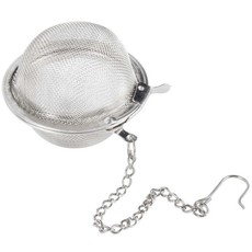EHK - Tea Ball Mesh Infuser on Chain - Silver