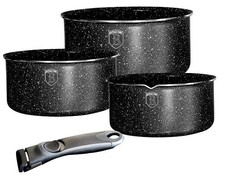 Berlinger Haus Oven Safe Sauce Pan Set of 3 - Black