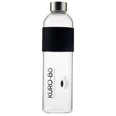 KURO-Bo Go-Eco Glass Water Bottle (1L)