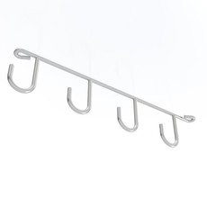 Steelcraft - Under Cupboard 4 Hook Rack